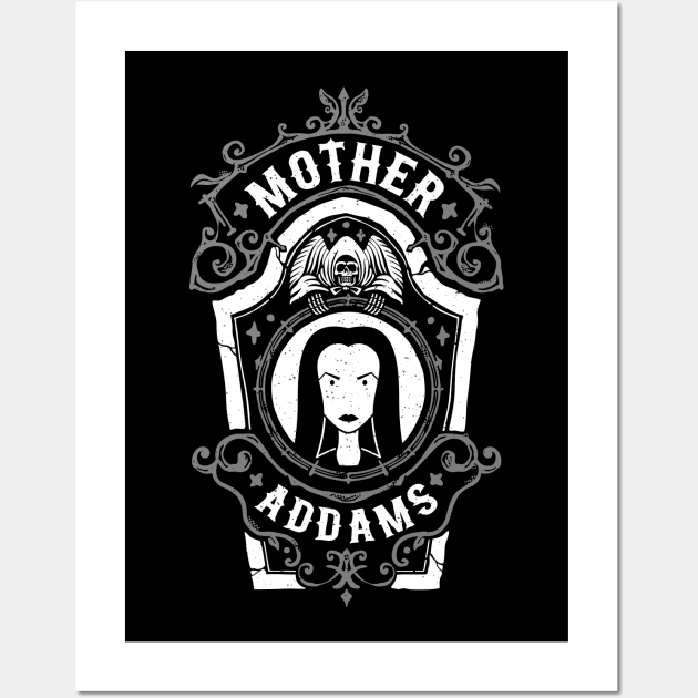 Mother Addams Wall Art by Olipop